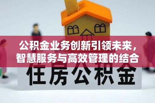 建昌公积金业务创新引领未来，智慧服务与高效管理的结合