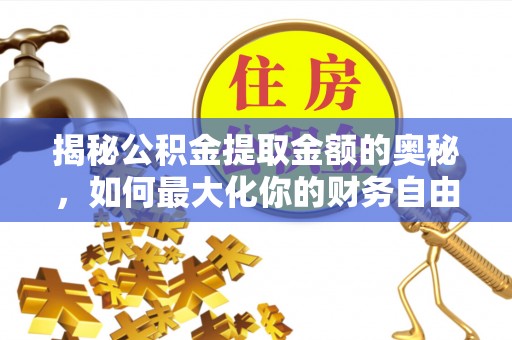 建昌揭秘公积金提取金额的奥秘，如何最大化你的财务自由