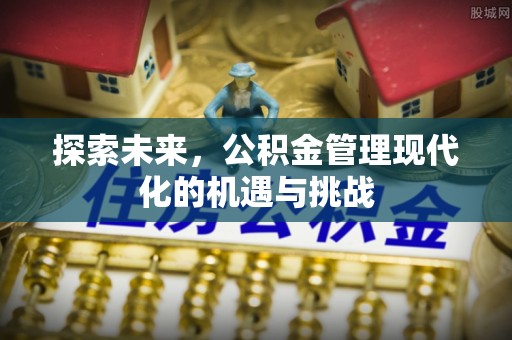 建昌探索未来，公积金管理现代化的机遇与挑战