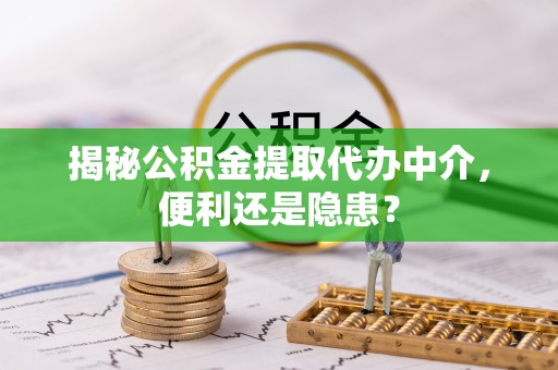 建昌揭秘公积金提取代办中介，便利还是隐患？