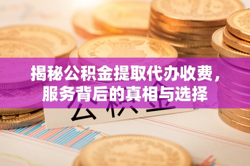 建昌揭秘公积金提取代办收费，服务背后的真相与选择