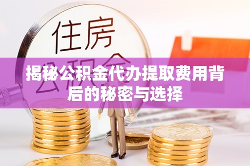 建昌揭秘公积金代办提取费用背后的秘密与选择