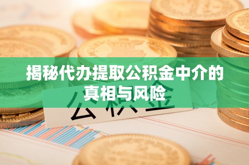 建昌揭秘代办提取公积金中介的真相与风险