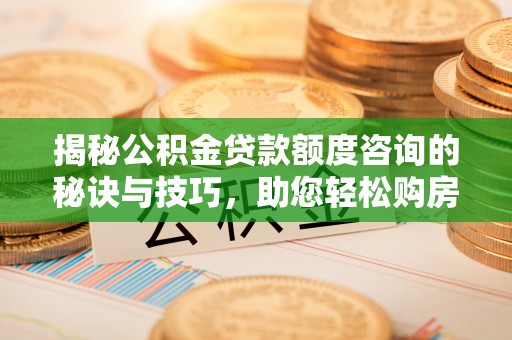 建昌揭秘公积金贷款额度咨询的秘诀与技巧，助您轻松购房！