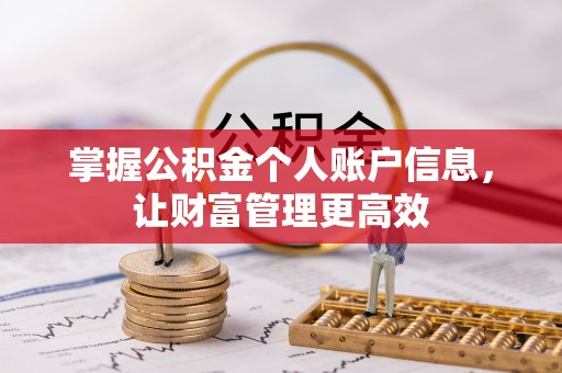 建昌掌握公积金个人账户信息，让财富管理更高效