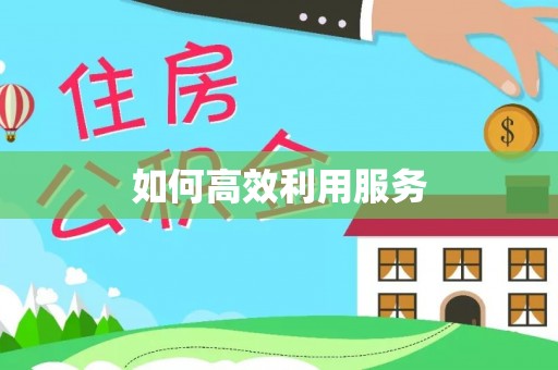 建昌如何高效利用服务