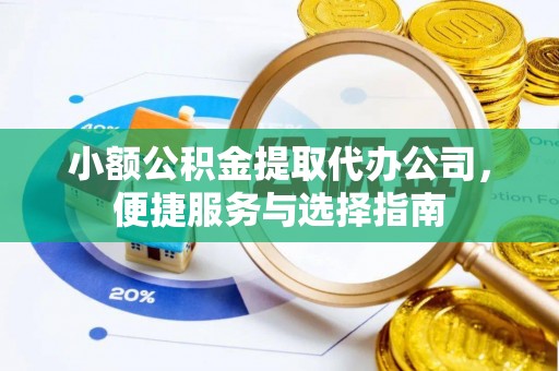 建昌小额公积金提取代办公司，便捷服务与选择指南