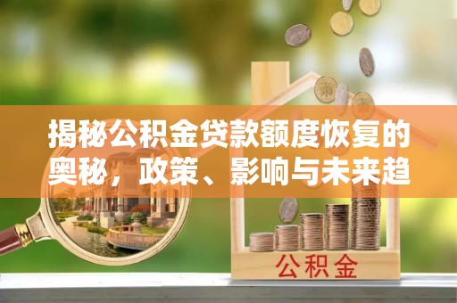 建昌揭秘公积金贷款额度恢复的奥秘，政策、影响与未来趋势