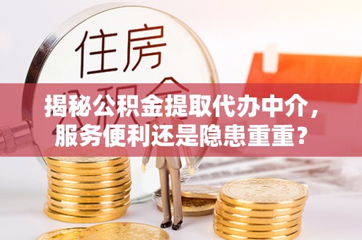 建昌揭秘公积金提取代办中介，服务便利还是隐患重重？