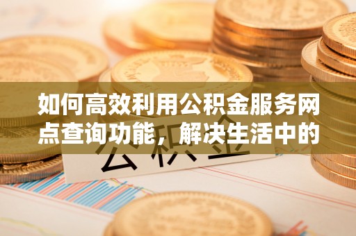 建昌如何高效利用公积金服务网点查询功能，解决生活中的资金难题