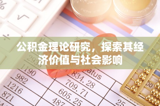 建昌公积金理论研究，探索其经济价值与社会影响