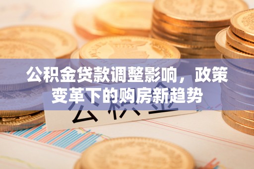建昌公积金贷款调整影响，政策变革下的购房新趋势